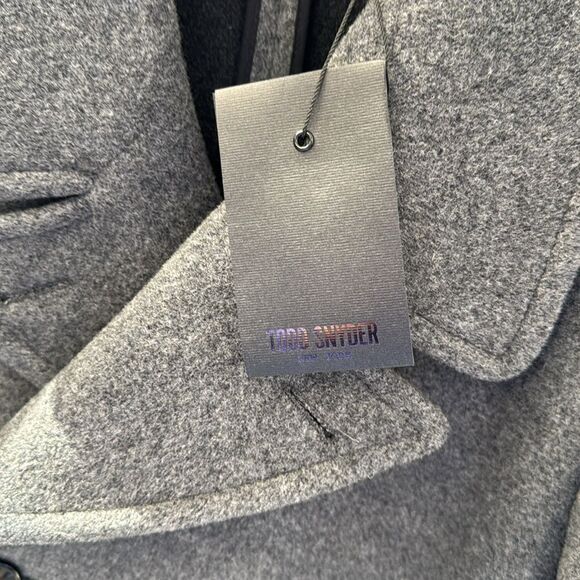 Todd Snyder charcoal grey wool coat - Picture 4 of 9